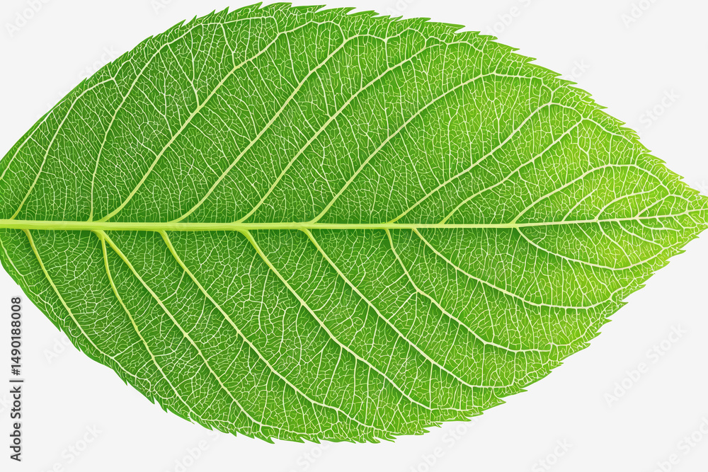Close-up illustration of a leaf from a mimosa plant showcasing intricate details and textural beauty of nature Close-up illustration of a leaf from a mimosa plant showcasing intricate details and textural beauty of nature