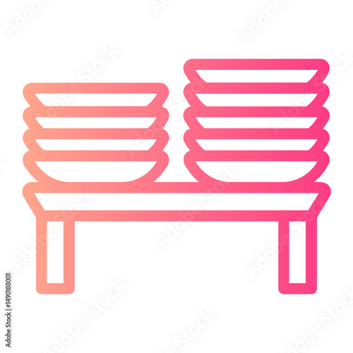 plates gradient icon