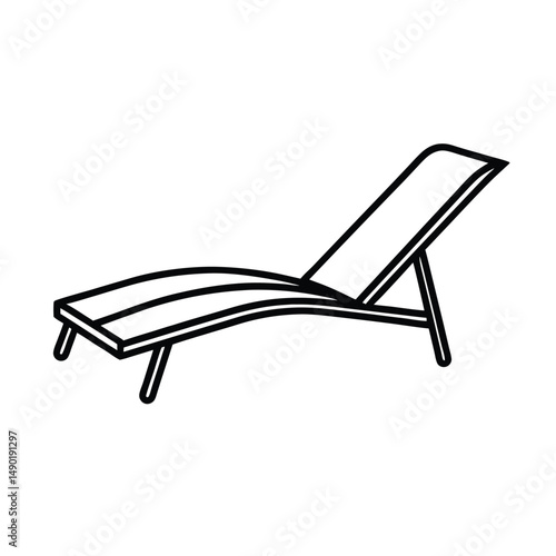 sun lounger lightweight design