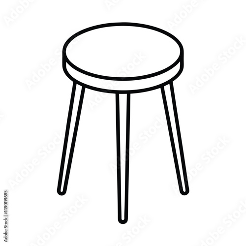 transparent stool