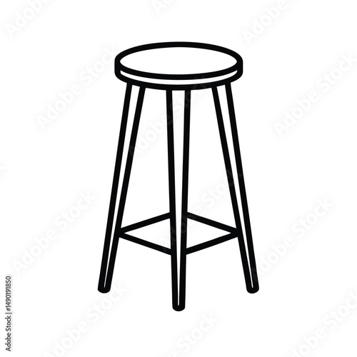 transparent stool clear