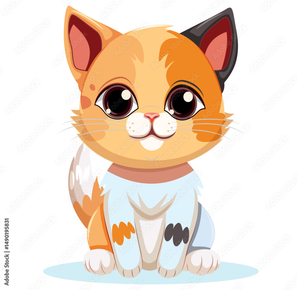Obraz premium illustrator cat design by nayem 
