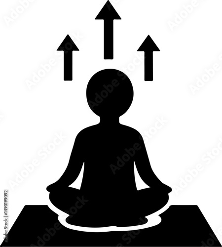 Meditative Mind: Enlightenment with Butterflies vector