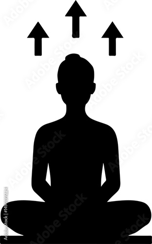 Meditative Mind: Enlightenment with Butterflies vector