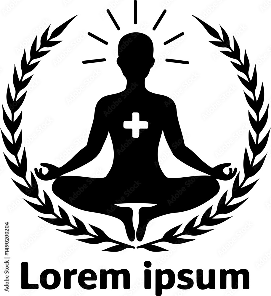 Yoga Pose Silhouettes: Serenity and Movement vector Yoga Pose Silhouettes: Serenity and Movement vector