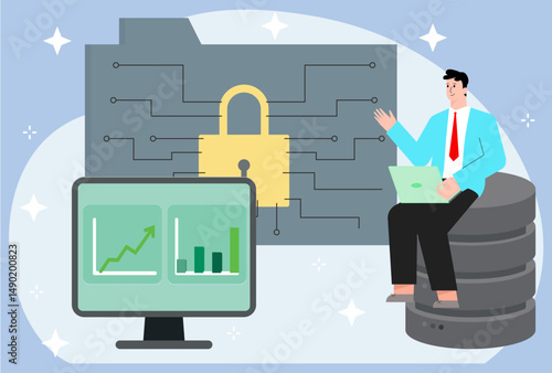 Data Management Concept Illustration