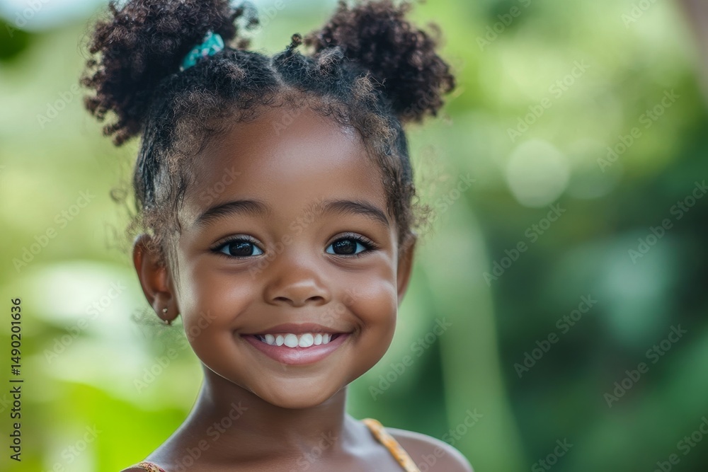 Cute african american little girl playing outdoor - Black people kid and friend happy Cute african american little girl playing outdoor - Black people kid and friend happy