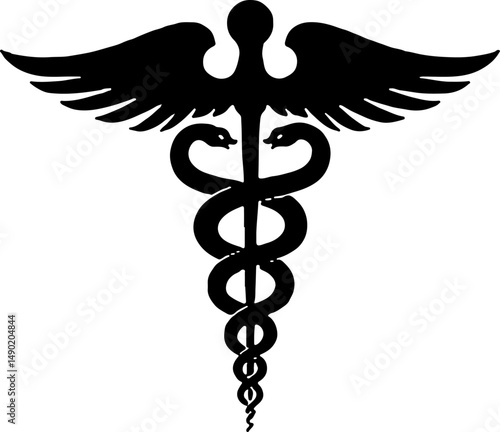 Medical Emblem of Healing" vector