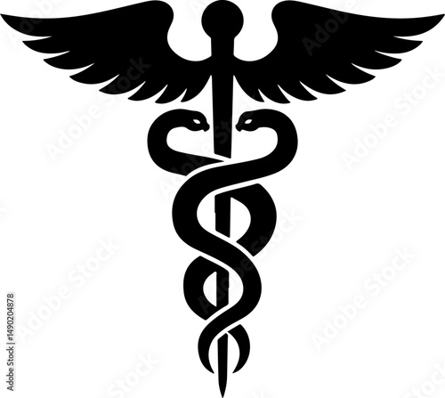 Medical Emblem of Healing" vector