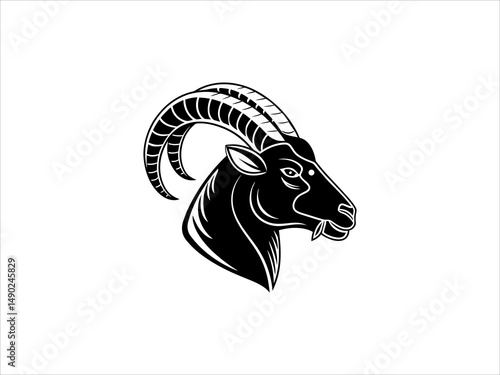 Ram logo set design vector