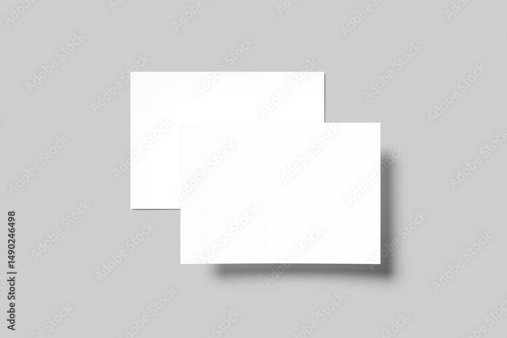 A5 Landscape Flyer Blank Mockup A5 Landscape Flyer Blank Mockup