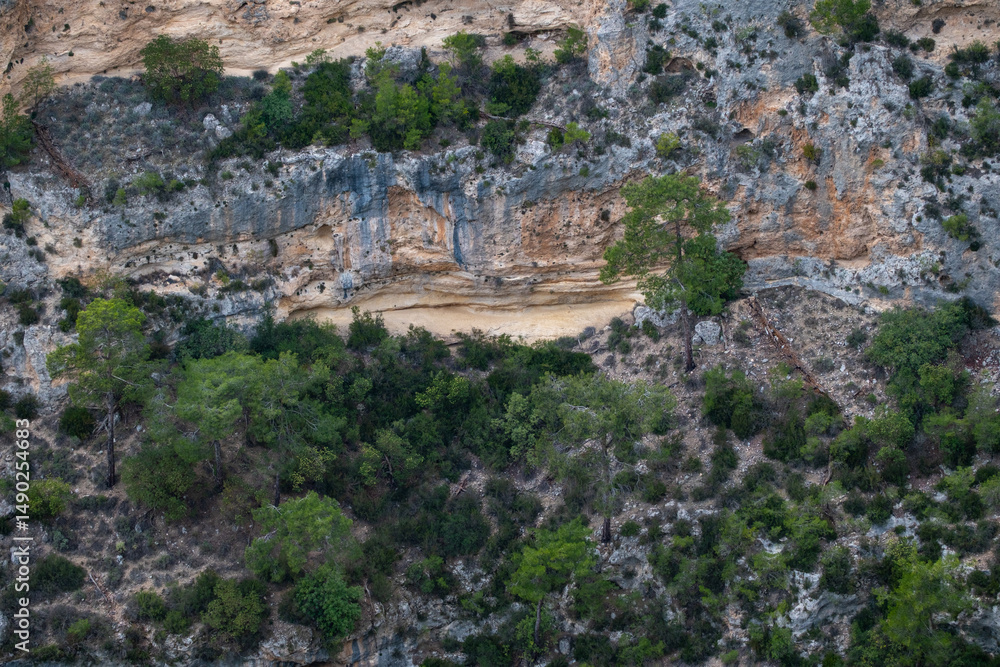 Fototapeta premium Scenic View of Güver Canyon near Antalya