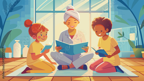 Storytime in the cancer ward 10