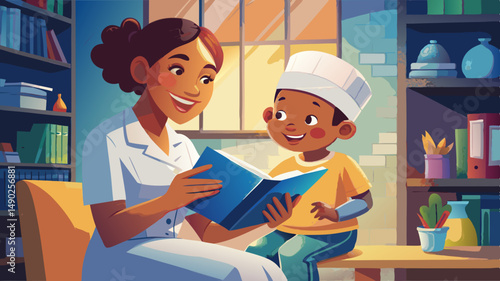 Storytime in the cancer ward 10