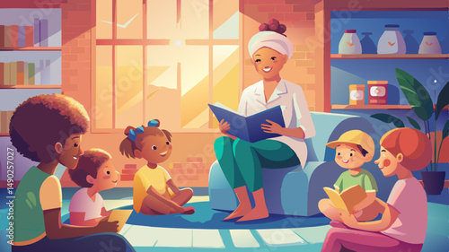 Storytime in the cancer ward 10