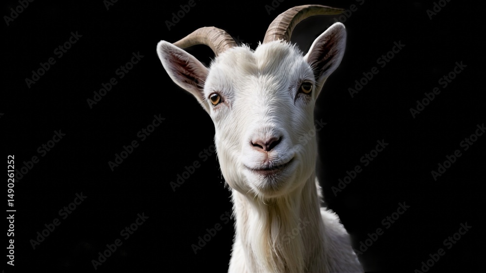 Fototapeta premium portrait of a goat