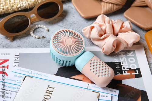 Female summer accessories w...