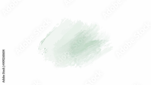 Green watercolor background with copyspace for your design. vector.