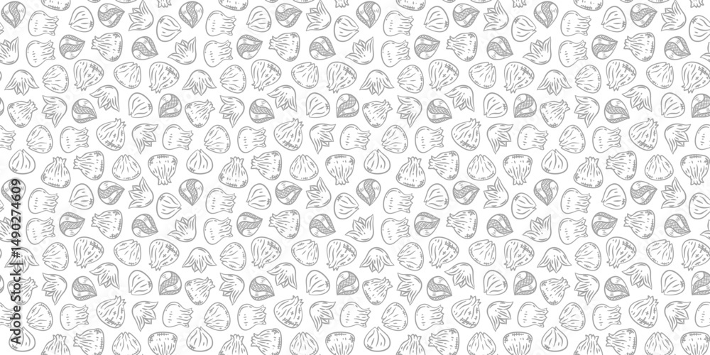 Chinese dumplings pattern background. dumpling doodle pattern background. Dim sum seamless pattern background. dim sum doodle pattern background. Chinese dumplings pattern background. dumpling doodle pattern background. Dim sum seamless pattern background. dim sum doodle pattern background.