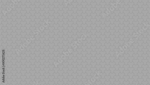Seamless Abstract geometric hexa gray lines pattern 