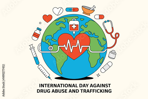 International Day Against Drug Abuse and Trafficking, World Health Day, Global Awareness Against Drug Abuse 