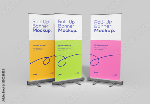 Roll-Up Banner Mockup
