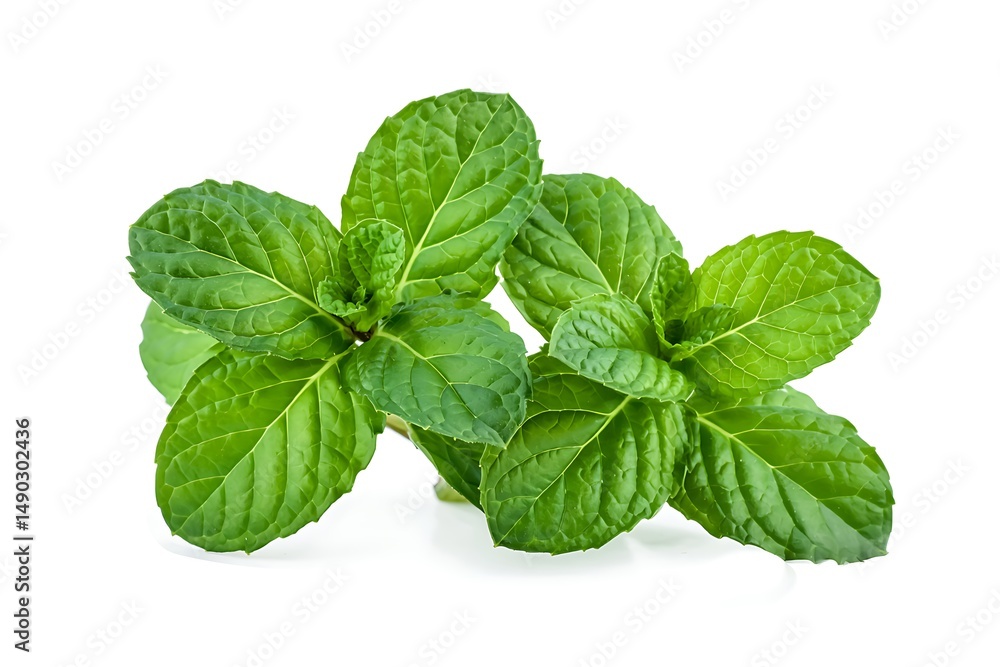 Mint Leaves Isolated Mint Leaves Isolated