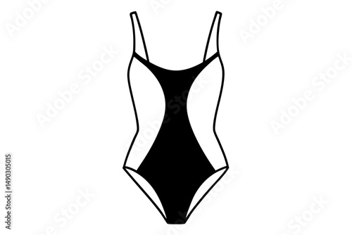 Fashionable Swimwear with Straps Art