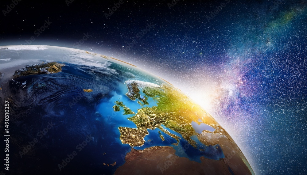 Fototapeta premium earth and space