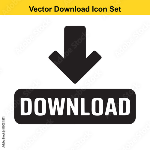Download Icon Single High Resolution Vector Graphic