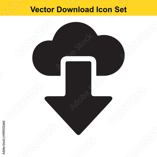 Download Icon Set Single High Quality Download Icon