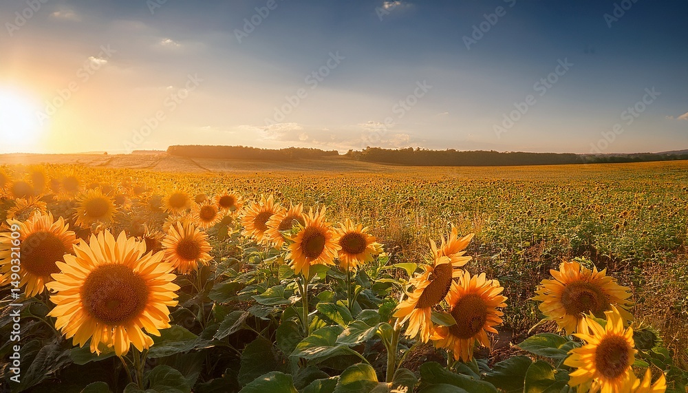 Obraz premium sunflower in the field