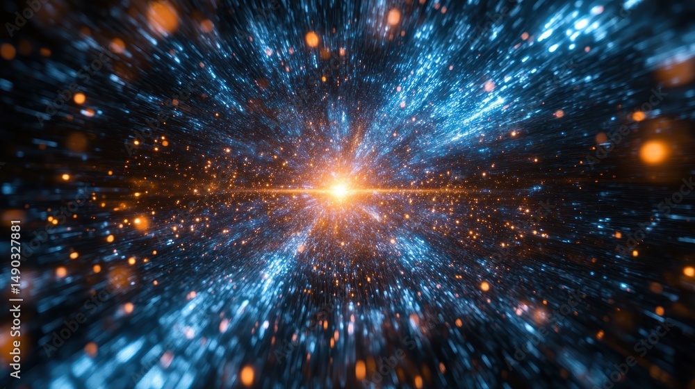 Hyperspace Tunnel: A Journey Through Cosmic Light Hyperspace Tunnel: A Journey Through Cosmic Light