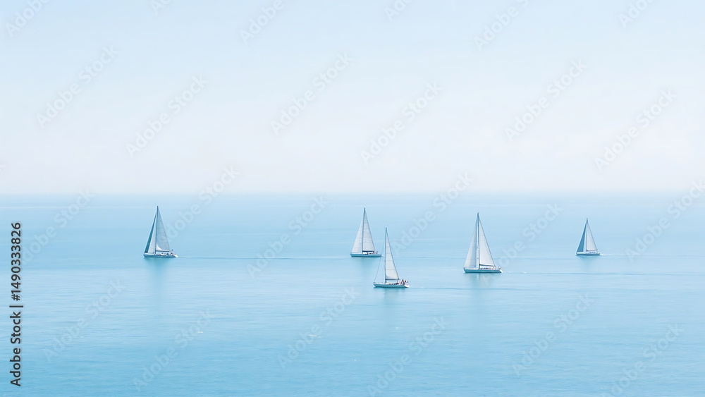 Fototapeta premium sailboat in the sea