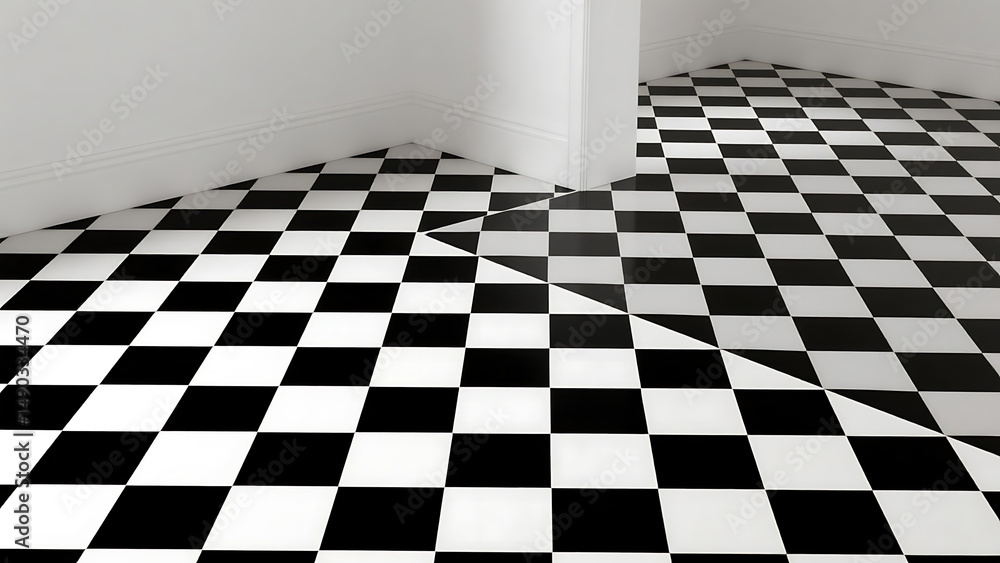 Naklejka premium black and white