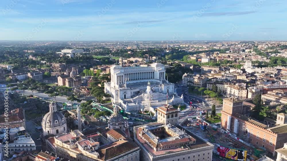 custom made wallpaper toronto digitalRome Skyline At Rome Lazio Italy. Medieval Building In A Bustling City Viewed From Above. Industrial Landscape Company Building Beautiful. Urban Company Building Town. Rome Lazio.