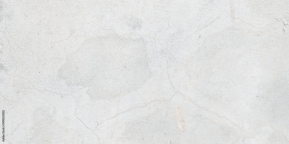 Naklejka premium Crack damaged old wall grange, abstract texture destroyed wall white and grey color splat isolated distress background.