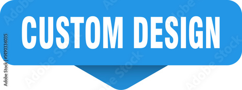 custom design sticker. custom design sign on transparent background