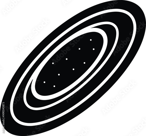 Galaxy Icon Outline Vector Illustration