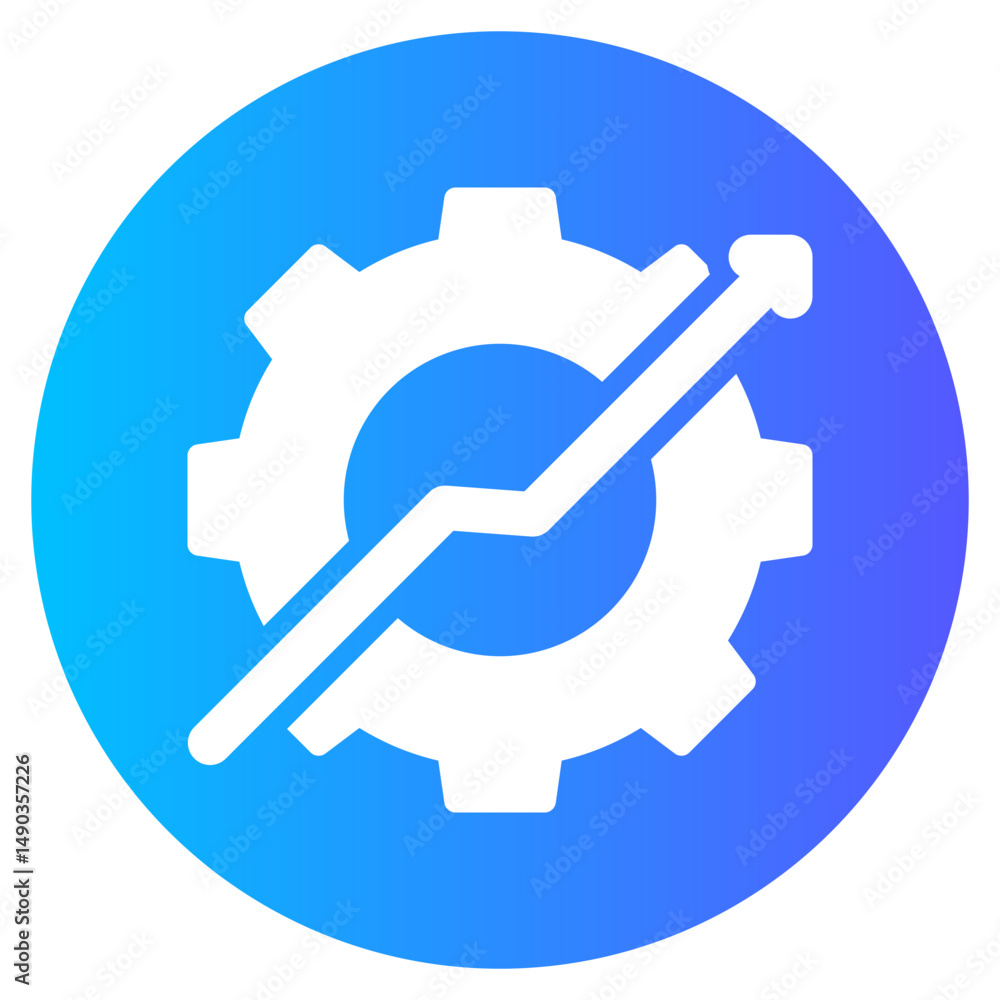 optimization gradient icon optimization gradient icon