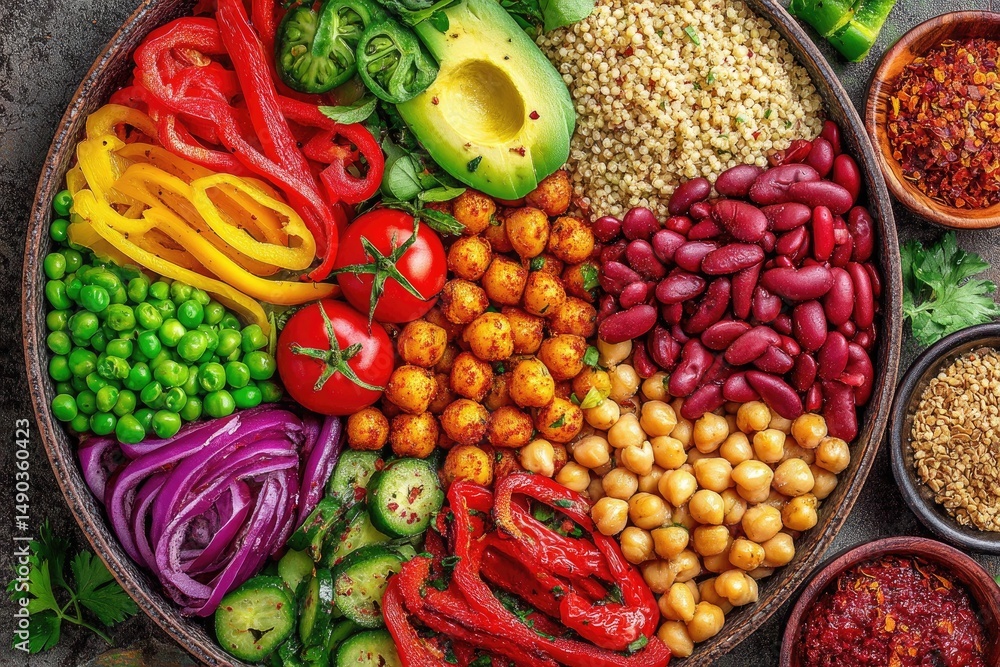 Fototapeta premium vegetables and fruits