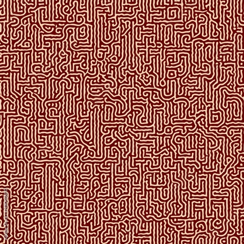 Wallpaper Mural Traditional Mehndi-inspired pattern with swirling tracery motifs. Torontodigital.ca