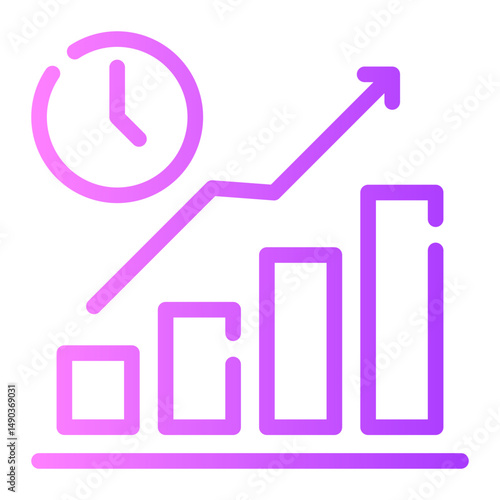 Market gradient icon