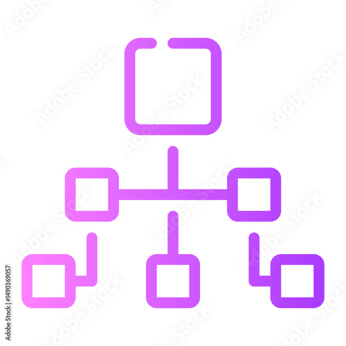 organization gradient icon