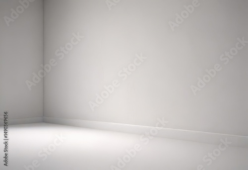 Wallpaper Mural Smooth white wall, barely perceptible grain  Perfect for displays ,  surface,  simple background,  studio Torontodigital.ca