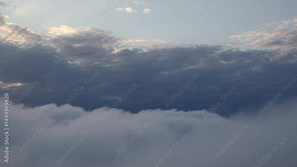 Cloud movement. Timelapse Cloud movement. Timelapse