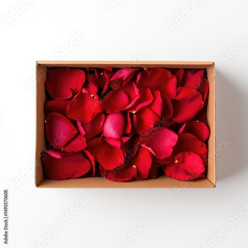 Romantic Red Rose Bouquet in Heart Box