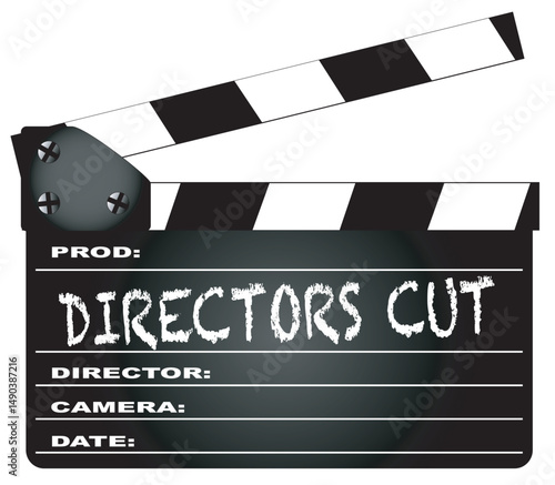 Directors Cut Movie Clapperboard