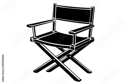 Directors Chair Vector Illustration