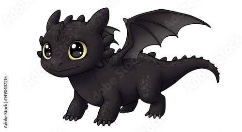 Night Fury's Gentle Gaze